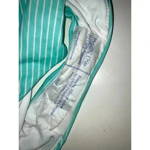 Chelsea28 Smocked One Piece Swimsuit Color Teal Size S - Picture 9 of 12